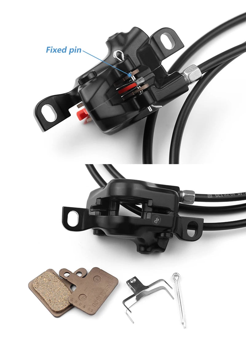 Shimano MT200 MTB Hydraulic Disc Brake Set – 160mm Rotors, BR-BL Calipers for Mountain Bike Cycling Parts