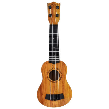 35cm Children’s Toy Guitar – Playable Beginner Instrument with Paddles, Simulated Ukulele Music Toy