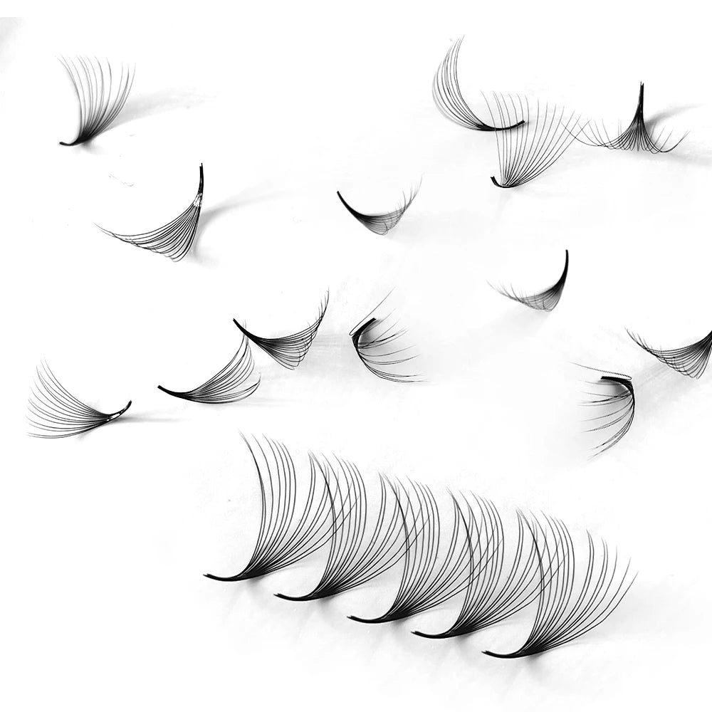 Ultra-Speed Premade Lash Fans 3–20D | 0.05/0.07mm Narrow Pointy Base — Volume Individual Eyelash Extensions