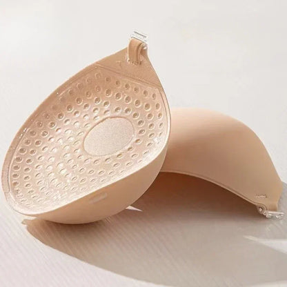 5cm Thicken Silicone Adhesive Bra – Reusable Invisible Strapless Push-Up Nipple Tape for Women