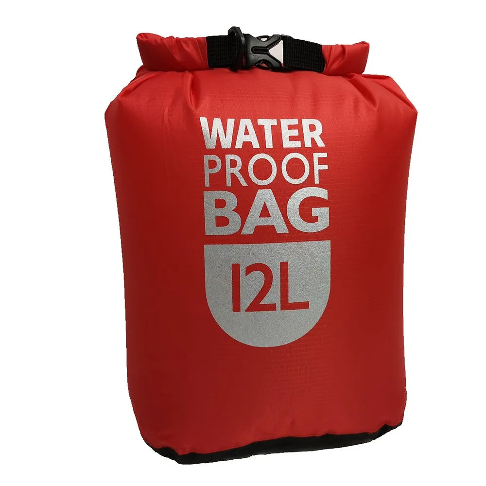 6L/12L Outdoor Dry Bag – Waterproof Sack for Fishing, Boating, Rafting, Kayaking, Floating Accessories