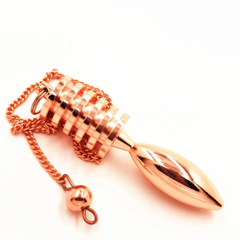 # Brass Isis Pendulum - Pointed Cone Dowsing & Divination Pendant