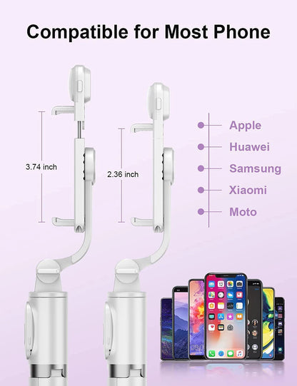 Wireless Bluetooth Selfie Stick Tripod – Foldable & Portable with Fill Light and Remote for iPhone & Android Phones