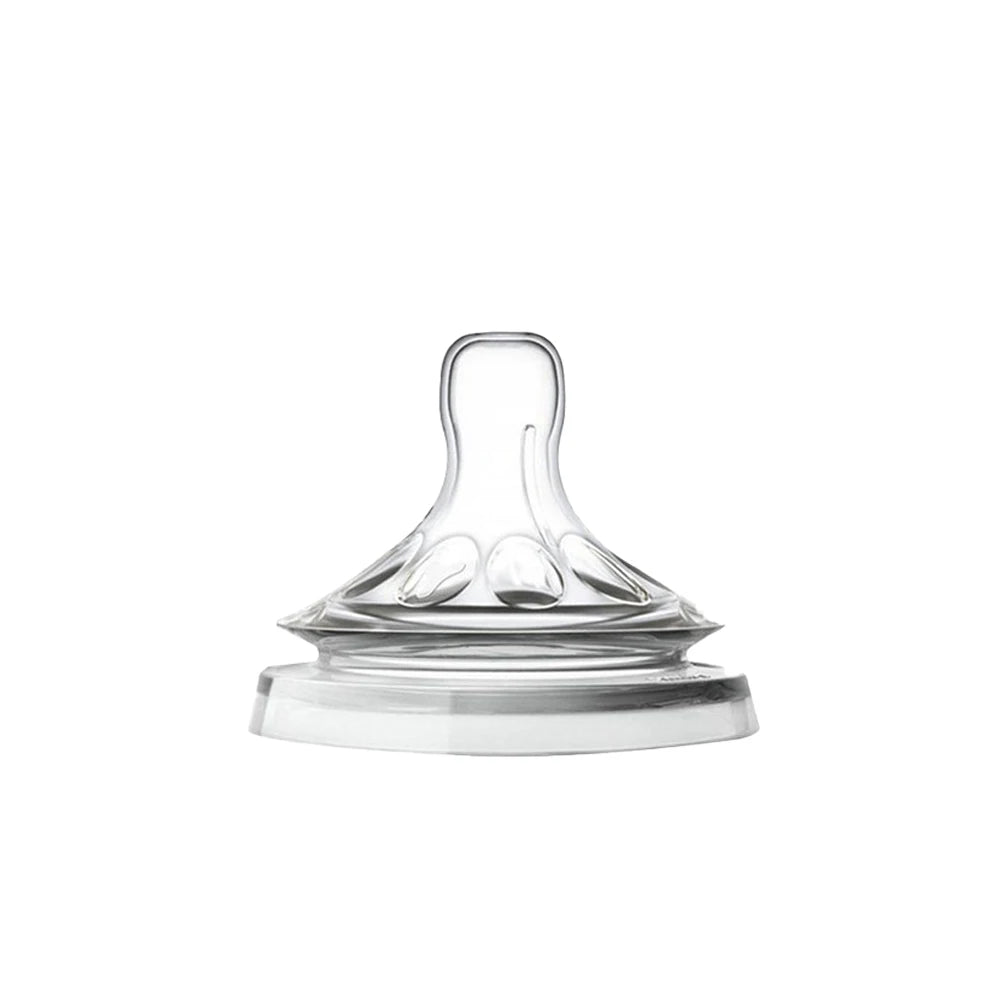 Silicone Baby Bottle Nipple - 5.5cm Wide Mouth Natural Shape, Soft & Easy-Clean Feeding Accessory