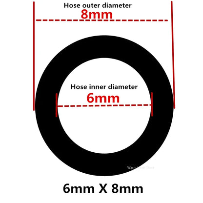 Transparent PVC Hose Pipe - 4mm-12mm Food Grade Flexible Tubing for Aquarium, Pump, Water & Liquid Transfer Applications