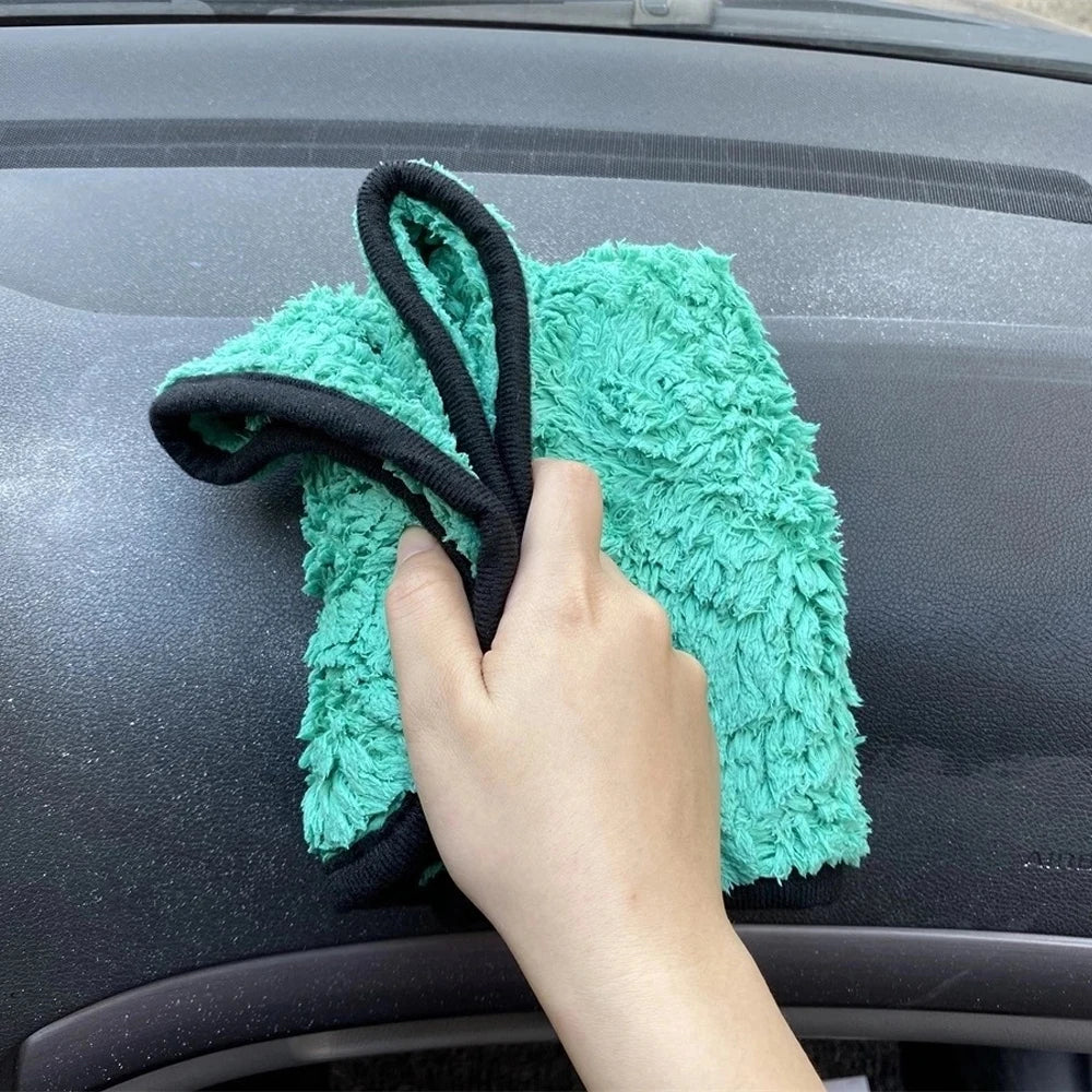 Portable 1200GSM Super Soft Microfiber Car Drying Towel – Ultra Absorbent Premium Wash Cloth