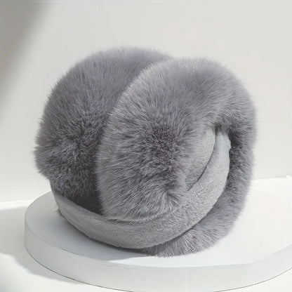 Solid Soft Plush Ear Warmer: Winter Earmuffs for Women & Men - Fashion Outdoor Earflap Protection Ear-Muffs Ear Cover