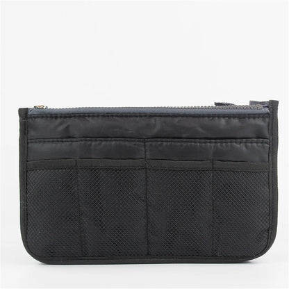 Multifunctional Bi-Fold Storage Bag - Large Capacity Double Zipper Makeup & Toiletry Organizer