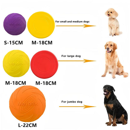 Silicone Flying Disc Toys for Dogs – Multifunctional Outdoor Puppy Training & Interactive Pet Game Supplies