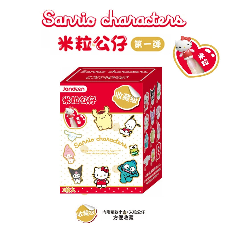 Sanrio Characters Mini Figurine Blind Box – Hello Kitty, Melody & Kuromi Cute Desk Decoration Collectible Toy Gift