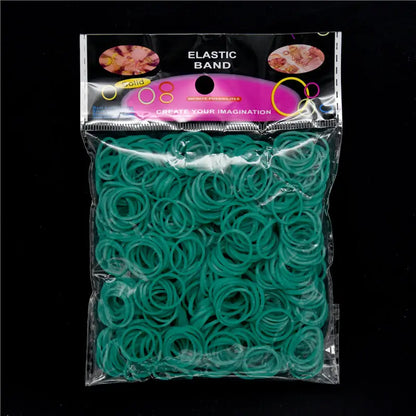 600 Colorful Rubber Loom Bands – DIY Elastic Bracelet Kit for Kids & Women Crafting