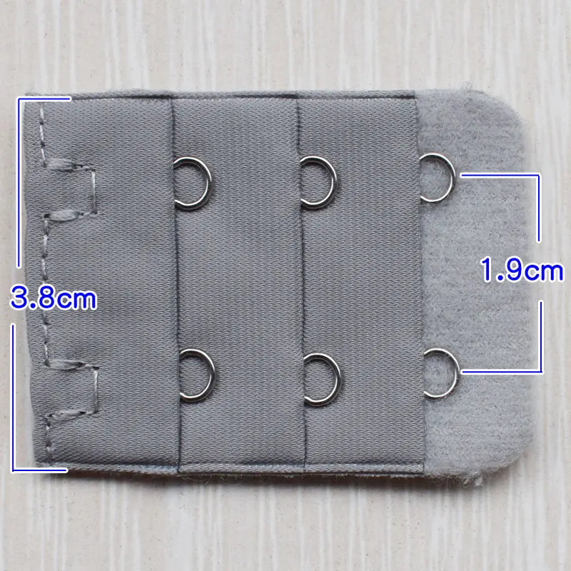 3.8cm 2-Hook Bra Extender Clip – Adjustable Back Belt Buckle for Women’s Underwear & Soft Bra Extension