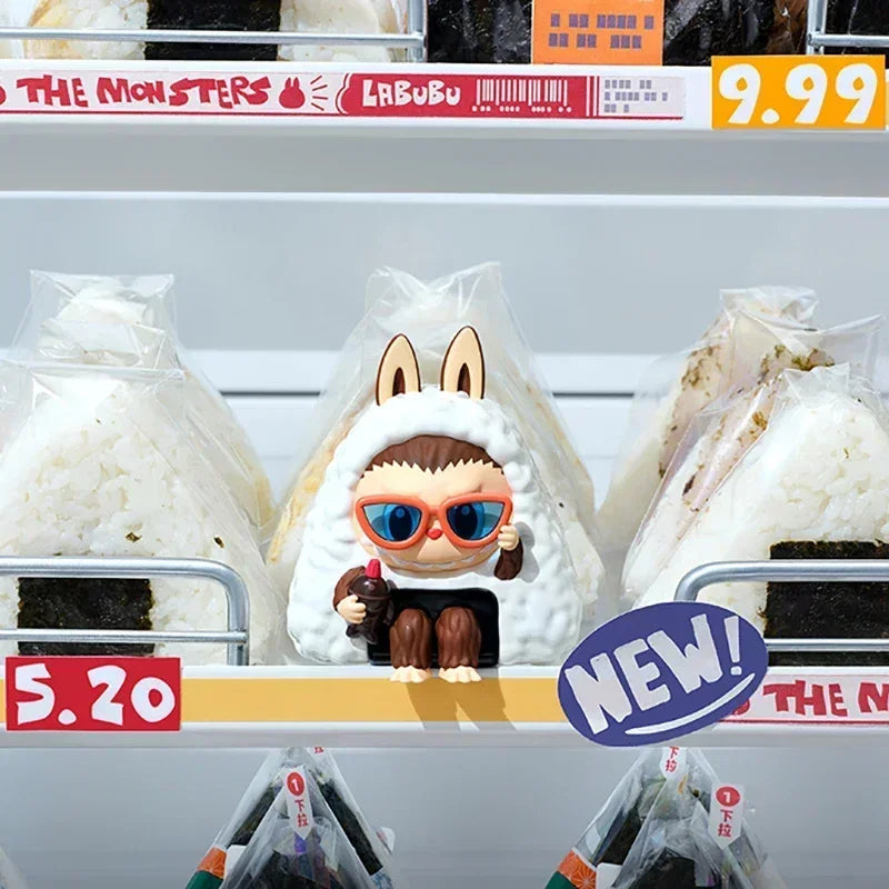 POP MART Labubu The Monsters — Wacky Mart Series Blind Box, Cute Anime Doll Figure, Desktop Ornament Mystery Toy