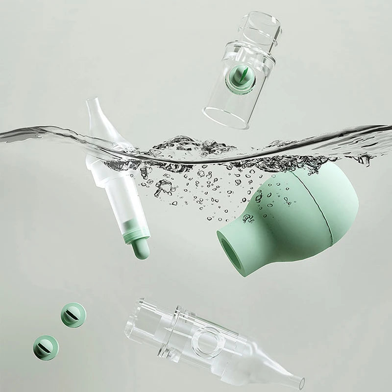 Soft Baby Nasal Aspirator - Anti-Backflow Silicone Nose Cleaner for Newborns and Infants