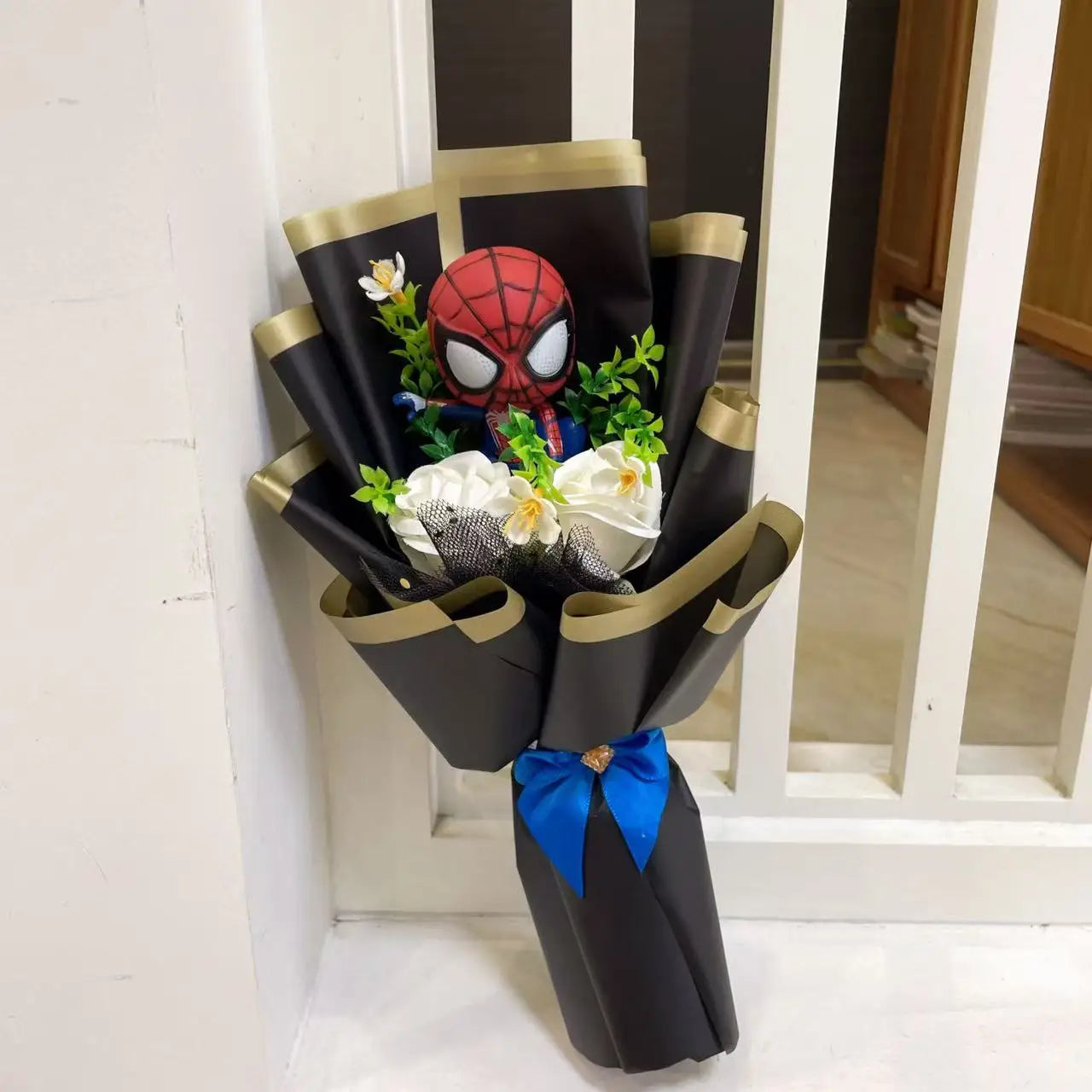 Superhero Plush Dolls — Handmade Spider-Man, Hulk, Superman & Captain America Bouquet Toys, Gift for Boys, Graduation, Christmas & Birthday