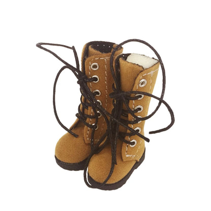 Tilda 3.2cm Doll Boots — 1/6 Mini Leather Shoes for Blythe, Azone & BJD Dolls