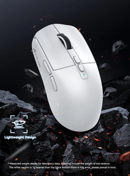 Attack Shark X6 PAW3395 Bluetooth Gaming Mouse — Tri-Mode Connection with RGB Touch, Magnetic Charging Base & Macro Functions