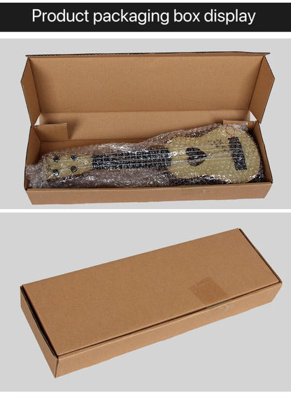 35cm Children’s Toy Guitar – Playable Beginner Instrument with Paddles, Simulated Ukulele Music Toy