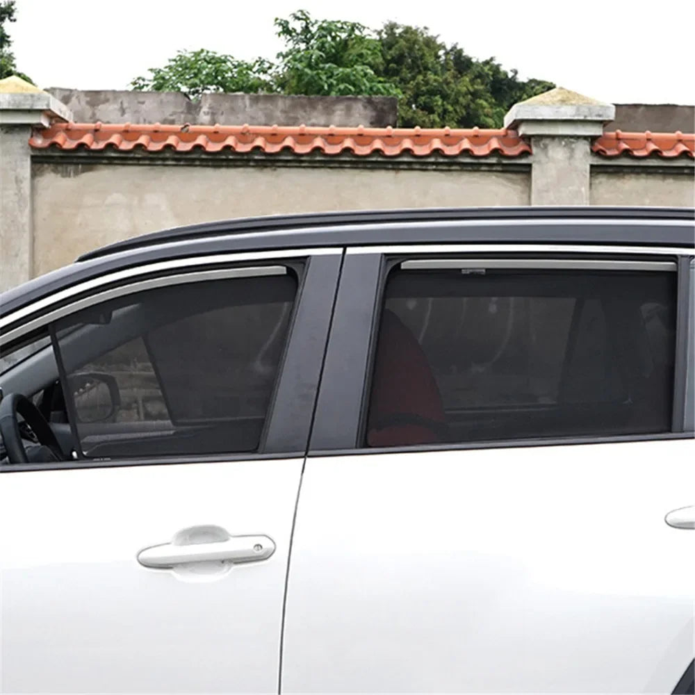 Custom Magnetic Car Window Sunshade for Toyota RAV4 XA50 2018-2023 - 5th Gen SUV Mesh Curtain for Front Windshield