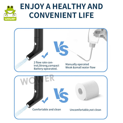 2.5L Portable Electric Bidet | Rechargeable Shataf Hand Sprayer for Personal Hygiene, Travel & Camping