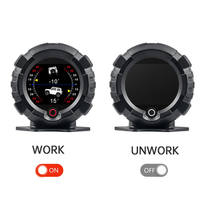 X95 Car GPS Digital Head-Up Display – Inclinometer Speedometer with Slope, Pitch, Altitude & Latitude Meter