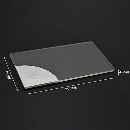 2026 LED Glow Acrylic Business Card - Creative Battery-Powered Gift for Father’s Day & Boyfriend