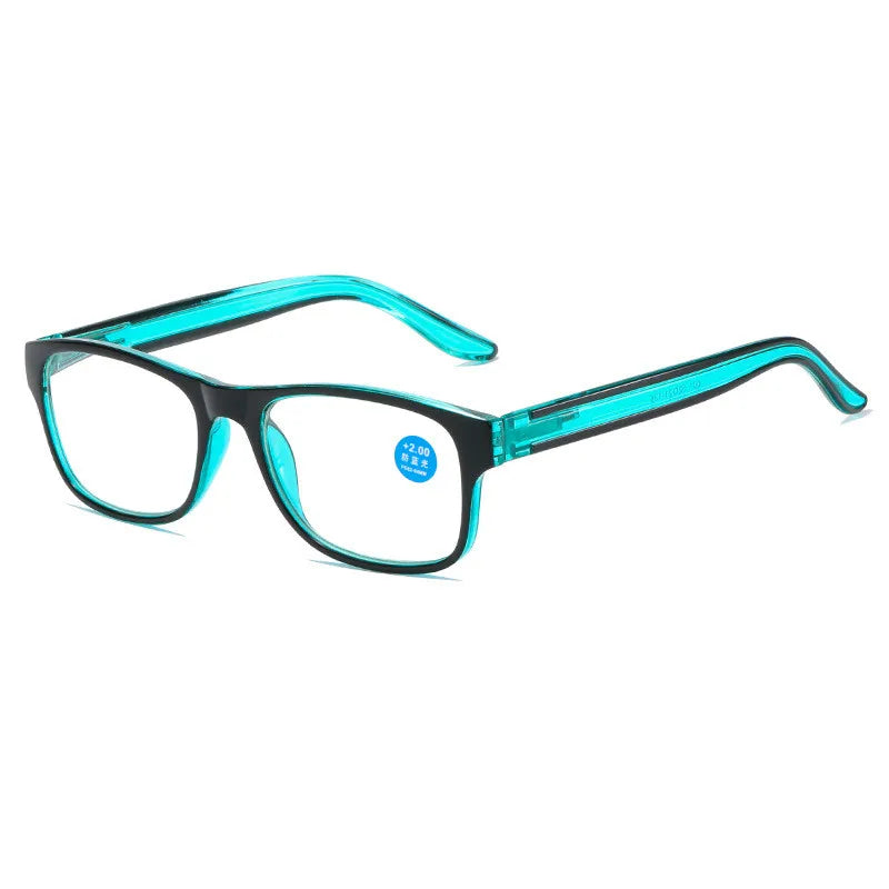 Fashion Reading Glasses for Men & Women – Plastic Presbyopia Eyewear with Anti-Blue Light & UV400 Protection