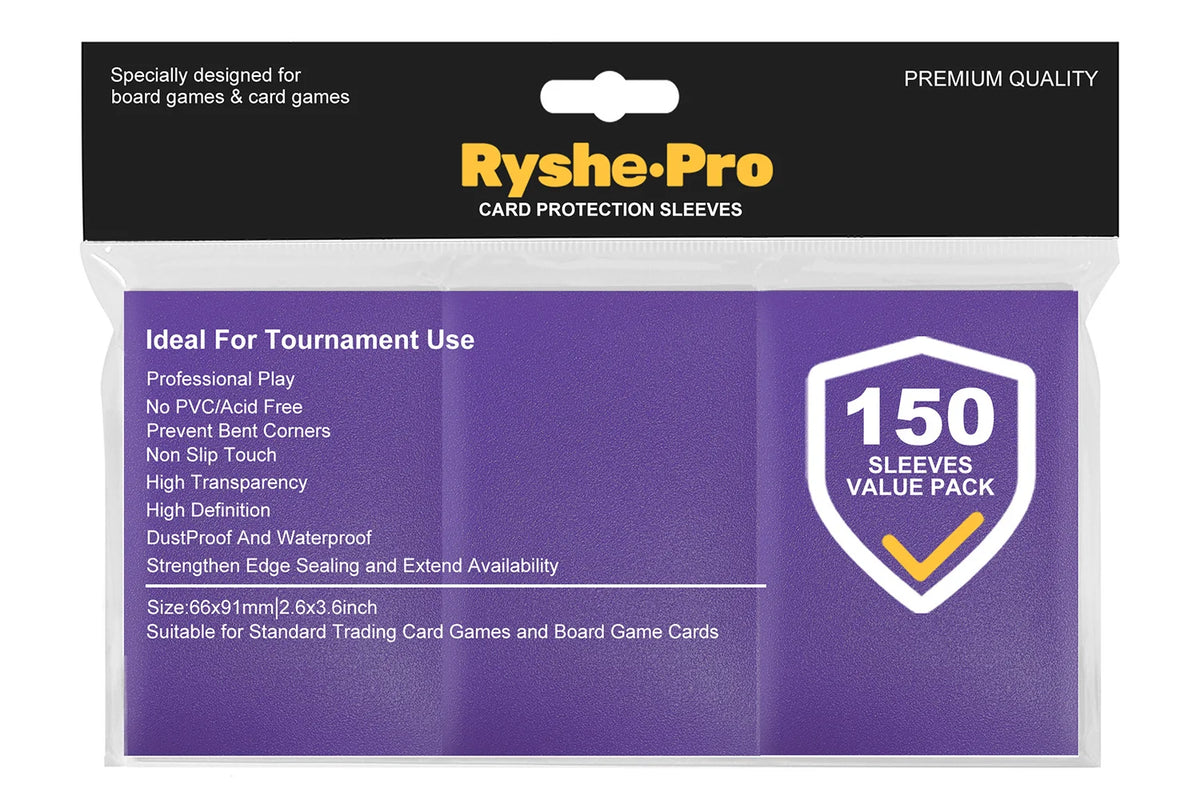 100Pcs 66×91mm Trading Card Sleeves - Soft Penny Sleeves for MTG, Yu-Gi-Oh! & Baseball Cards