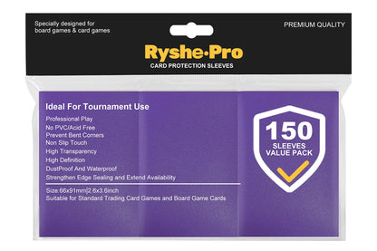 100Pcs 66×91mm Trading Card Sleeves - Soft Penny Sleeves for MTG, Yu-Gi-Oh! & Baseball Cards