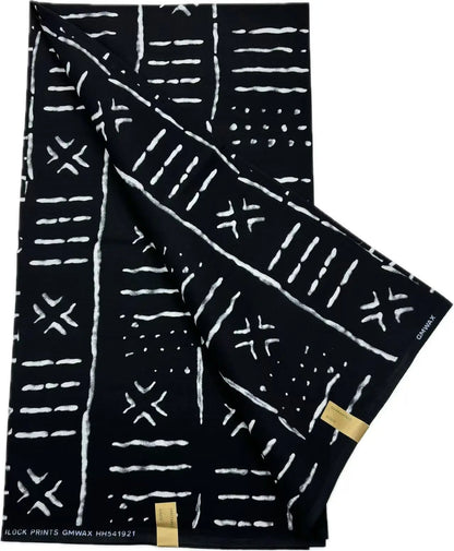 100% Cotton African Ankara Wax Fabric - Soft Real Wax Print for Dresses