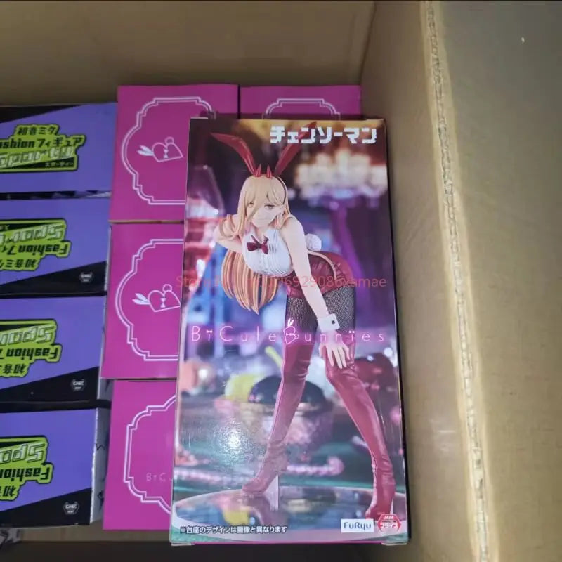 Furyu Chainsaw Man Bunny Girl Figures — Makima & Power Original Anime Collectibles
