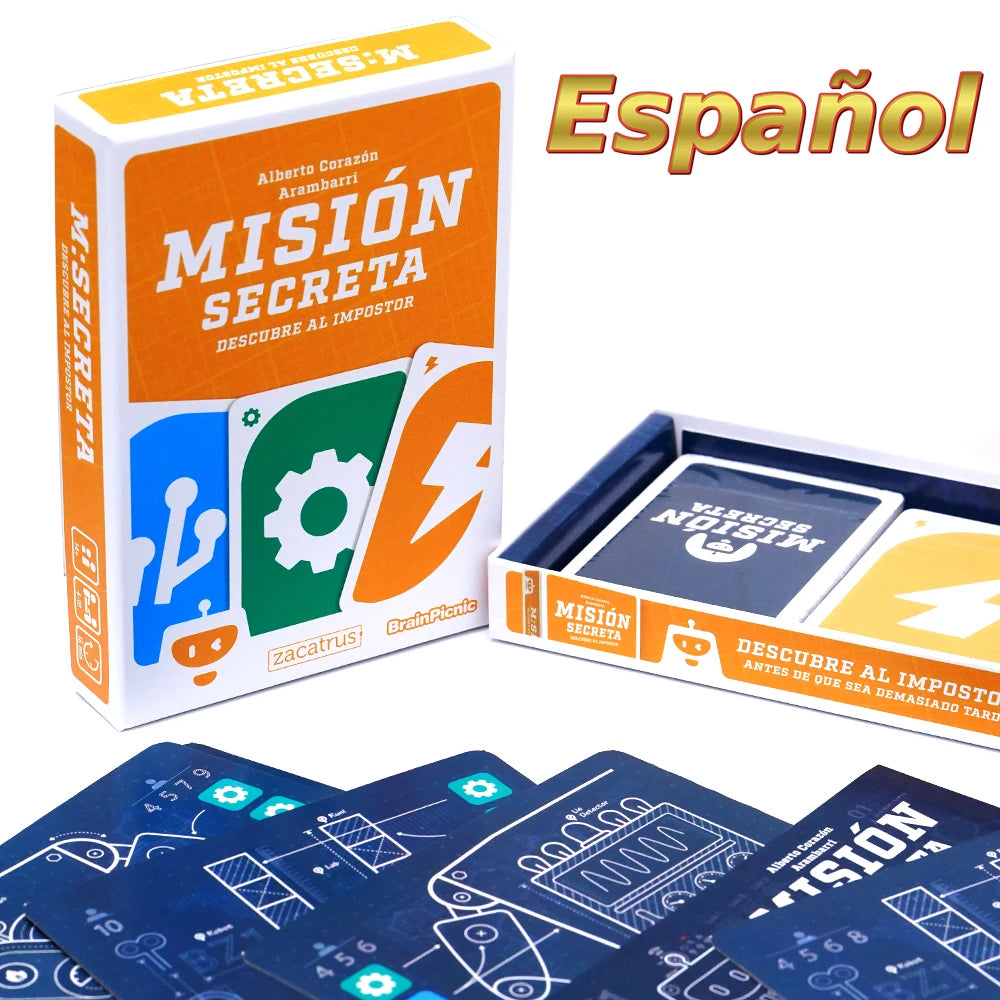 Spanish Trio Card Game Set – Party Games Including The Imposter, Arre Unicorn & More