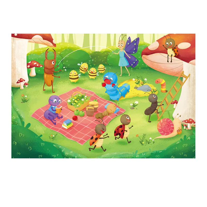 36PCS Large Piece Jigsaw Puzzle – Educational Paper Puzzle for Kids Ages 3–6