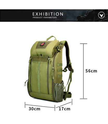 Tactical Outdoor Medical Backpack – Large Capacity Emergency & Camping Bag