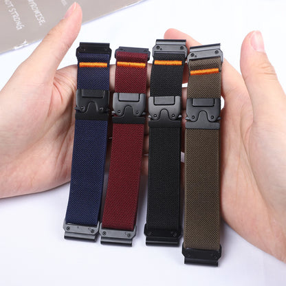 22mm QuickFit Nylon Strap for Garmin Fenix 8 7 6 5 Series, Venu 3, Tactix 7 – Parachute Style Replacement Watch Band 47mm