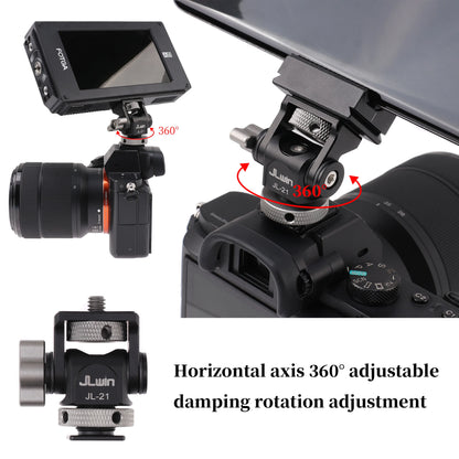 FOTGA Cold Shoe Monitor Mount Bracket – Universal QR Plate for DSLR/SLR Camera, Monitor, and Speedlite, 3KG Payload