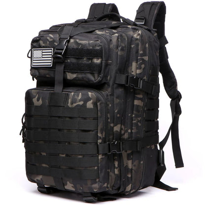 30L/50L Waterproof Nylon Backpack – 1000D Tactical Outdoor Bag for Camping, Hiking, Fishing & Hunting