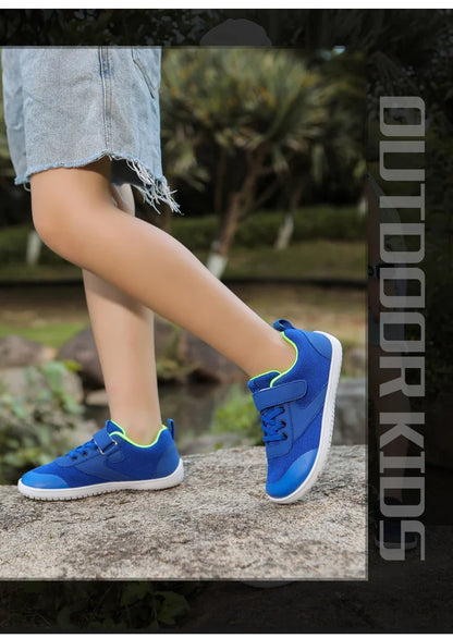 Wide Barefoot Shoes for Little & Big Kids – Boys & Girls Minimalist Sneakers, Lightweight Non-Slip Walking & Skate Flats