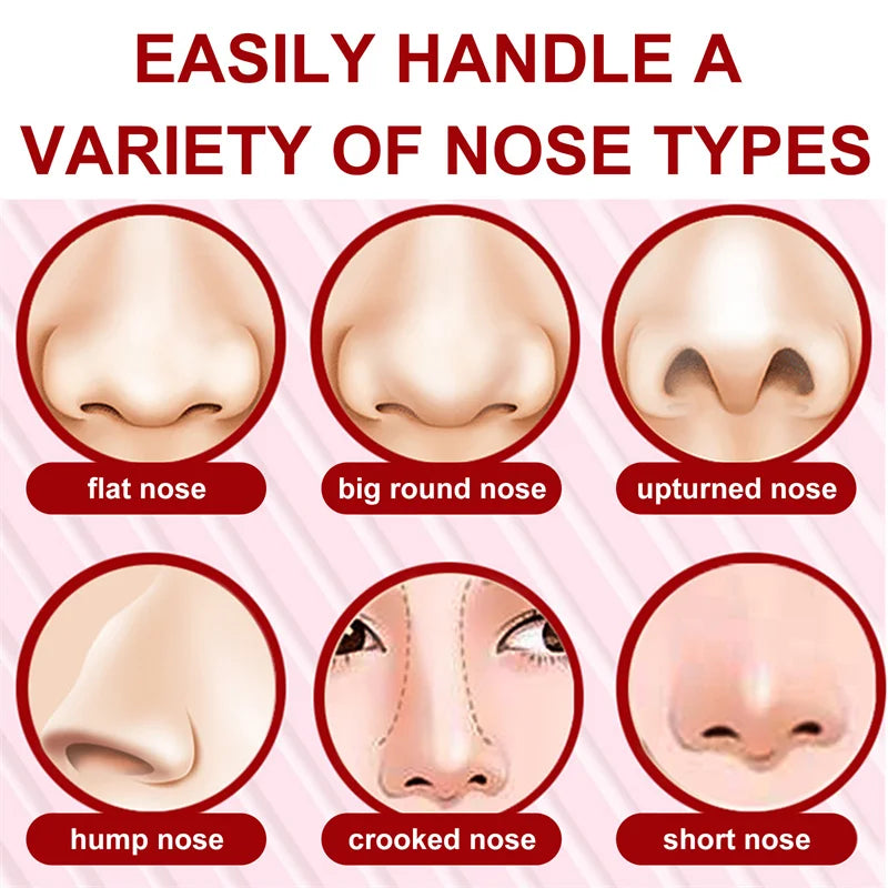 Enhance Your Nose's Beauty with Nose Up Lifting Shaper Orthotics Clip - Slimming Massager and Straightening Tool for a Perfect Nose Shape