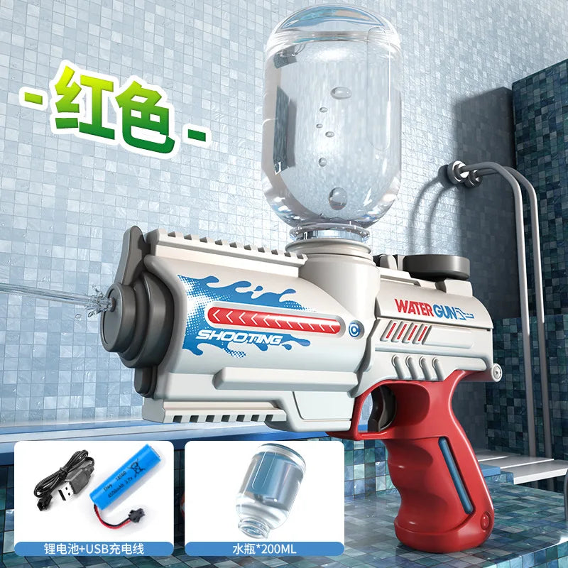 Summer Hot-Selling Electric Water Gun – Space Sci-Fi Design Water Toy for Kids, Fun Water Bat for Outdoor Play