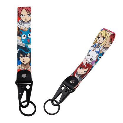 Anime Eagle Beak Keychain – Cool Short Lanyard for Phone, Badge Holder & USB Pendant