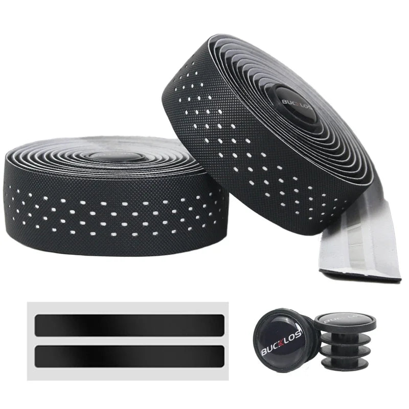 BUCKLOS Road Bike Handlebar Tape – Soft PU EVA Anti-Slip Shock-Absorbing Grip for Gravel and Cycling