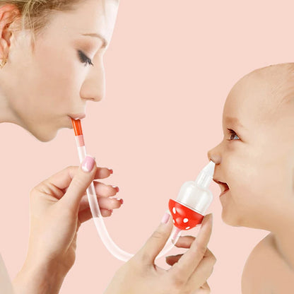 Baby Nasal Suction Cleaner - Nose Cleaning Aspirator and Mucus Removal Tool for Infants and Children