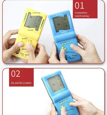 Mini Handheld Game Console | Built-in 23 Games & 80 Classic Tetris Retro Player for Kids