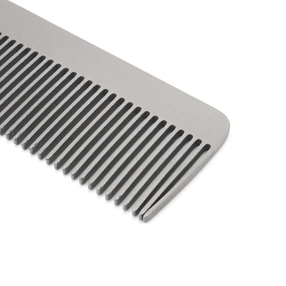 Small Titanium Alloy Portable Comb – Outdoor Camping Keychain Tool & Accessories