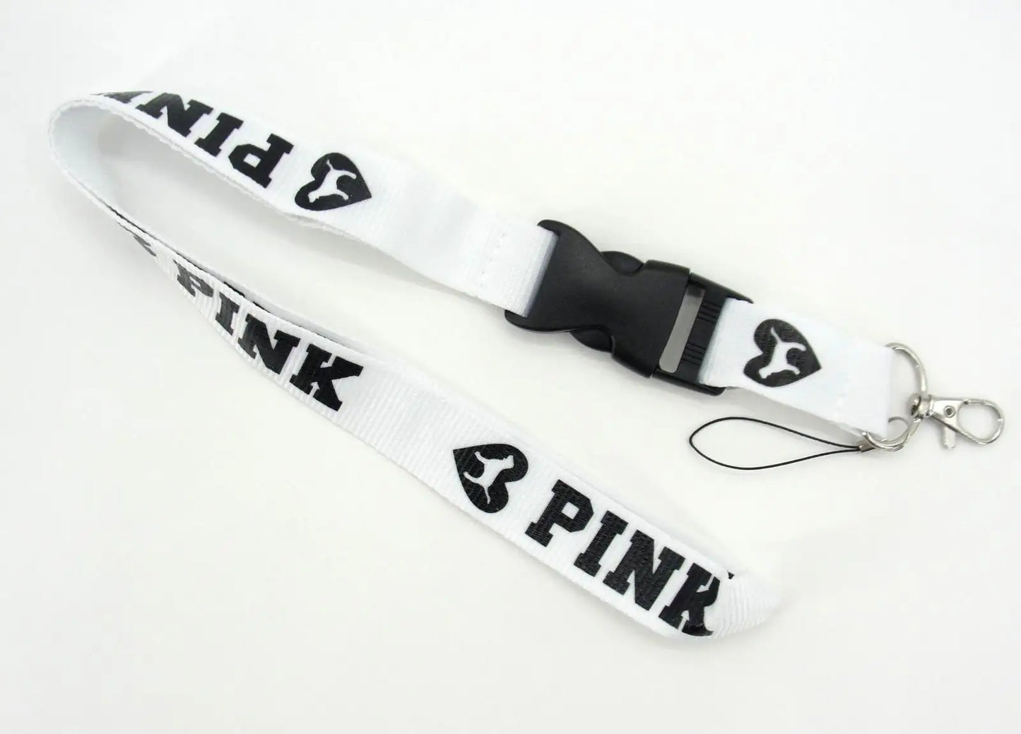 LOVE PINK Cellphone Lanyard Strap – Detachable Buckle Holder for Keys, ID Cards, Clothing & Accessories (H005)