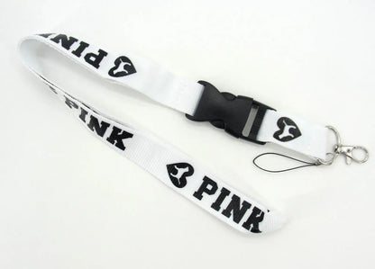 LOVE PINK Cellphone Lanyard Strap – Detachable Buckle Holder for Keys, ID Cards, Clothing & Accessories (H005)