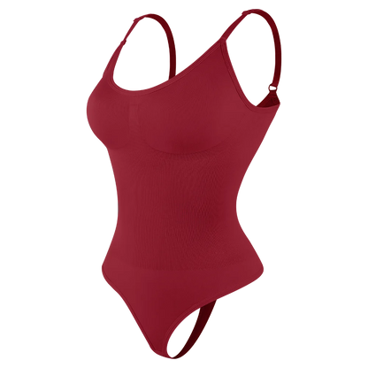 Women’s Tummy Control Shapewear Bodysuit - Butt Lifter Slimming Body Shaper for Invisible Under Dress Wear