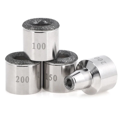 100/150/200 Grit Diamond Microdermabrasion Replacement Tips - Dermabrasion Heads for Beauty & Skincare Machines