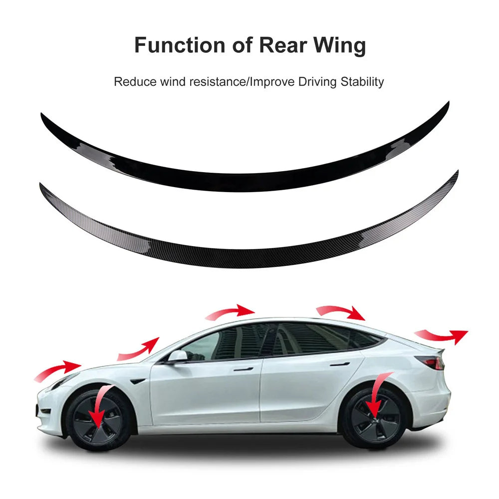 Newest Model 3 Highland 2025 Rear Spoiler – High-Performance Wing for Tesla Model Y (2017-2024) Car Accessories